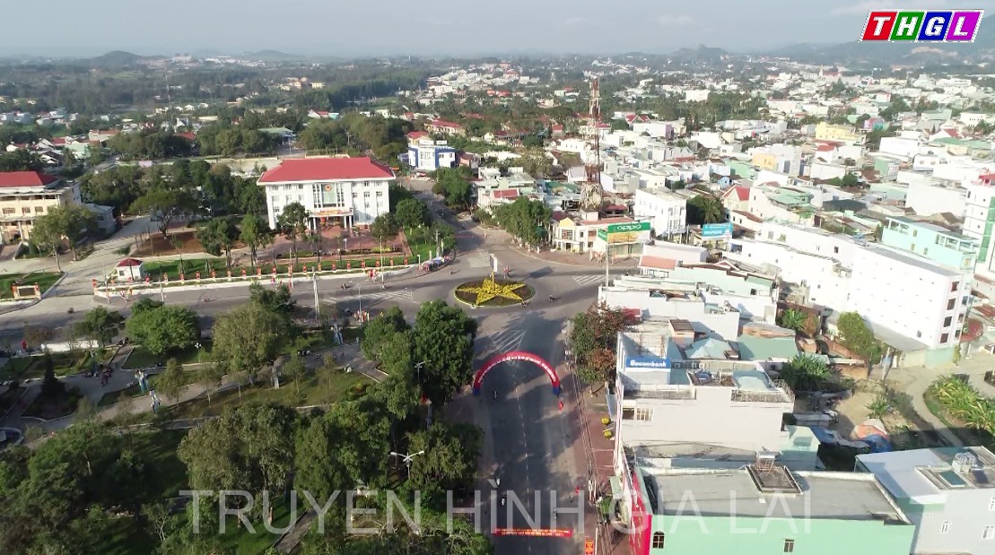 Thị xã An Khê chỉnh trang đô thị đón Xuân Quý Mão 2023