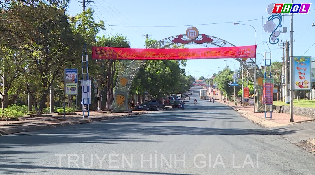 Đức Cơ tập trung chỉnh trang đô thị đón Tết Nguyên đán Quý Mão 2023