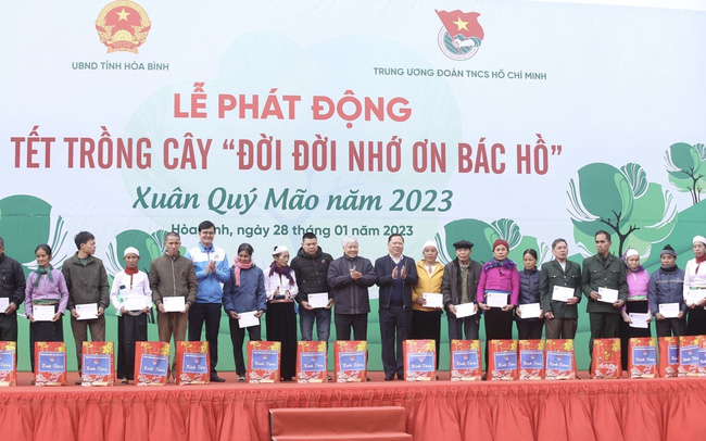 Trung ương Đoàn phát động Tết trồng cây “Đời đời nhớ ơn Bác Hồ” Xuân Quý Mão