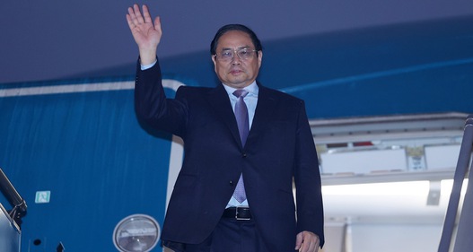 Thủ tướng Phạm Minh Chính lên đường thăm chính thức CHDCND Lào