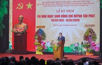 Trọng thể kỷ niệm 110 năm Ngày sinh đồng chí Huỳnh Tấn Phát