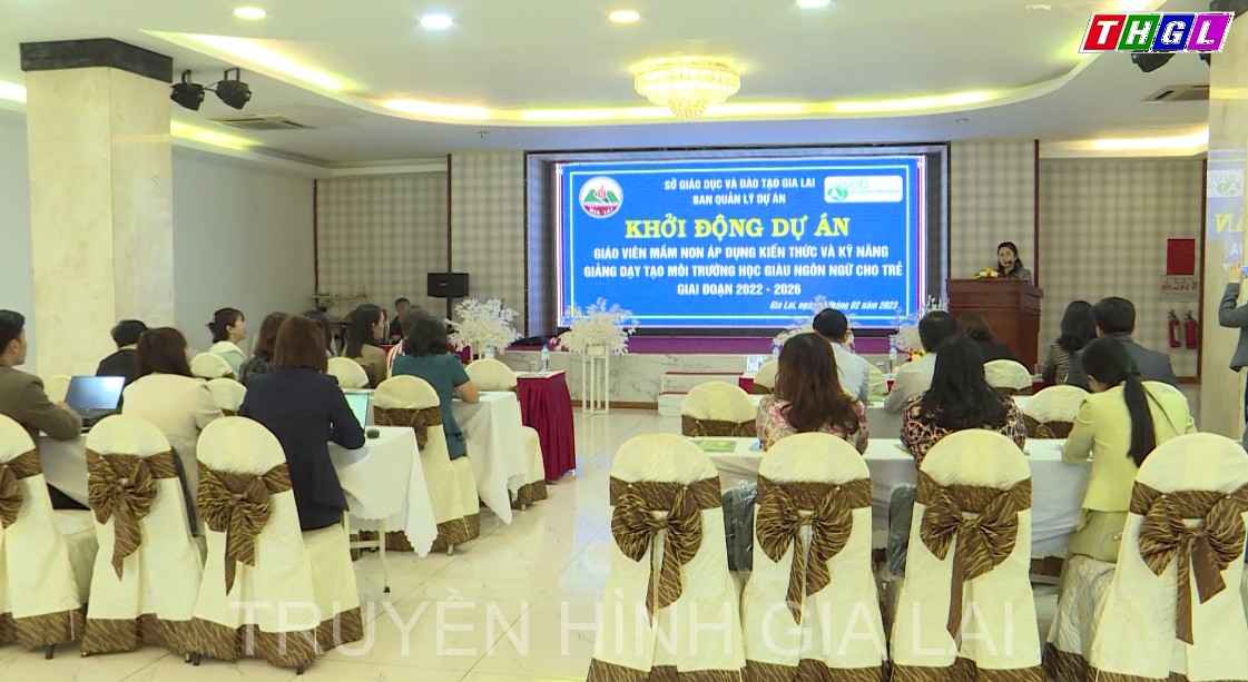 Khởi động Dự án xây dựng môi trường học tập giàu ngôn ngữ cho trẻ