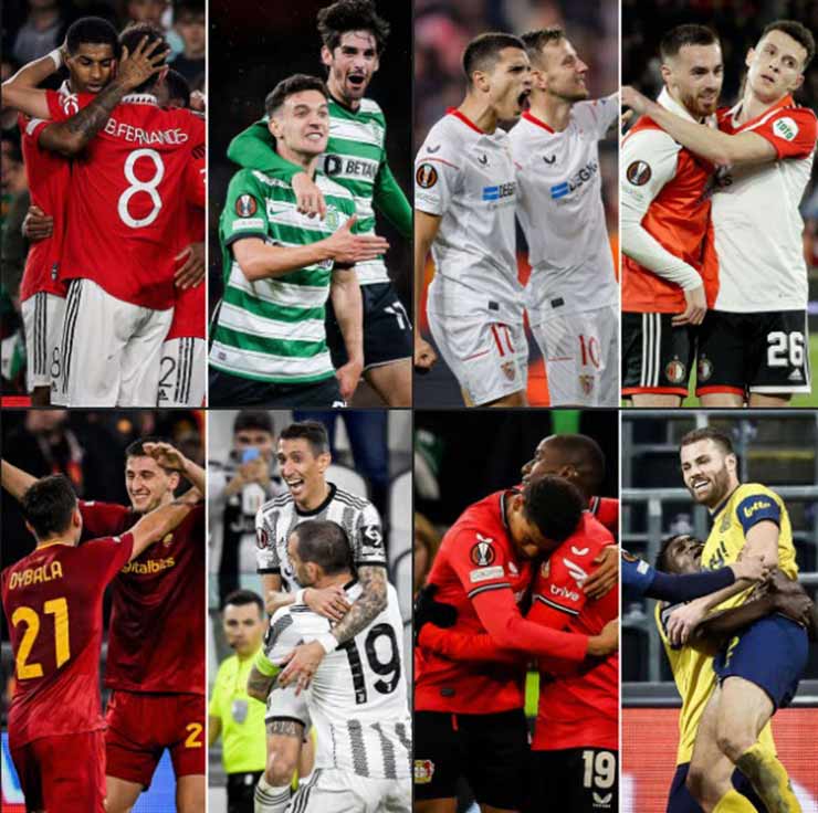 8 anh hào vào tứ kết Europa League: Không có chung kết toàn Anh, MU lo gặp “Vua” Sevilla