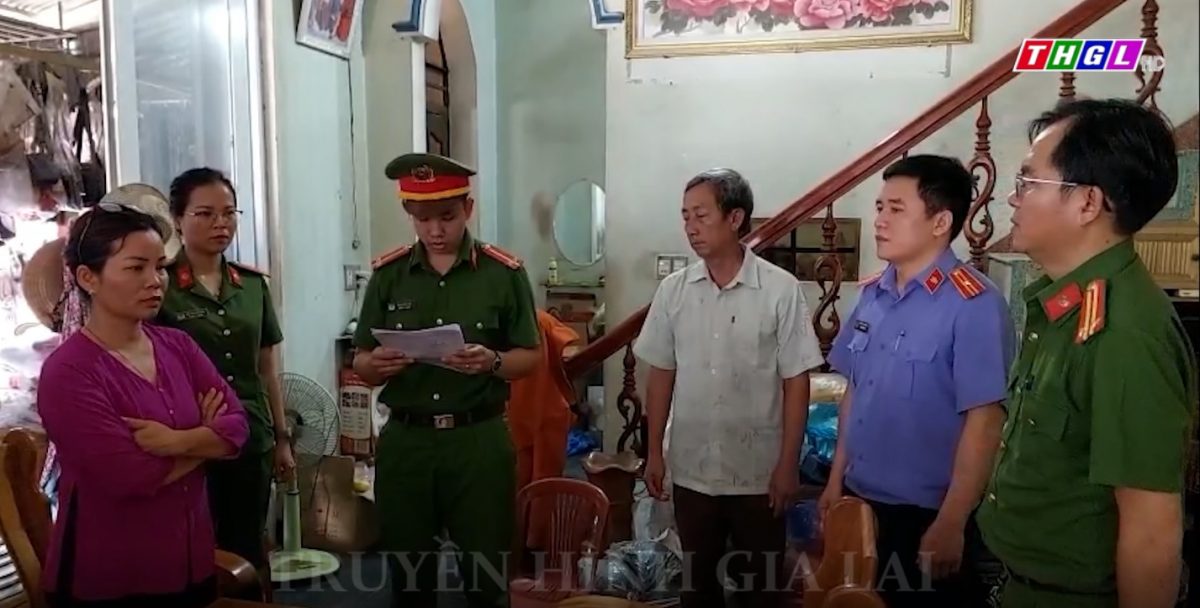 Công an huyện Ia Pa bắt tạm giam bị can cho vay nặng lãi trong giao dịch dân sự