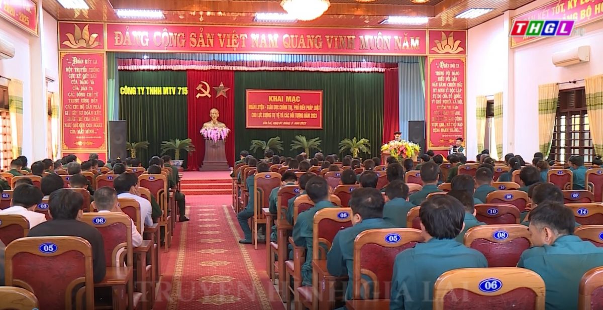 Công ty 715 (Binh đoàn 15) khai mạc lớp huấn luyện Lực lượng Tự vệ