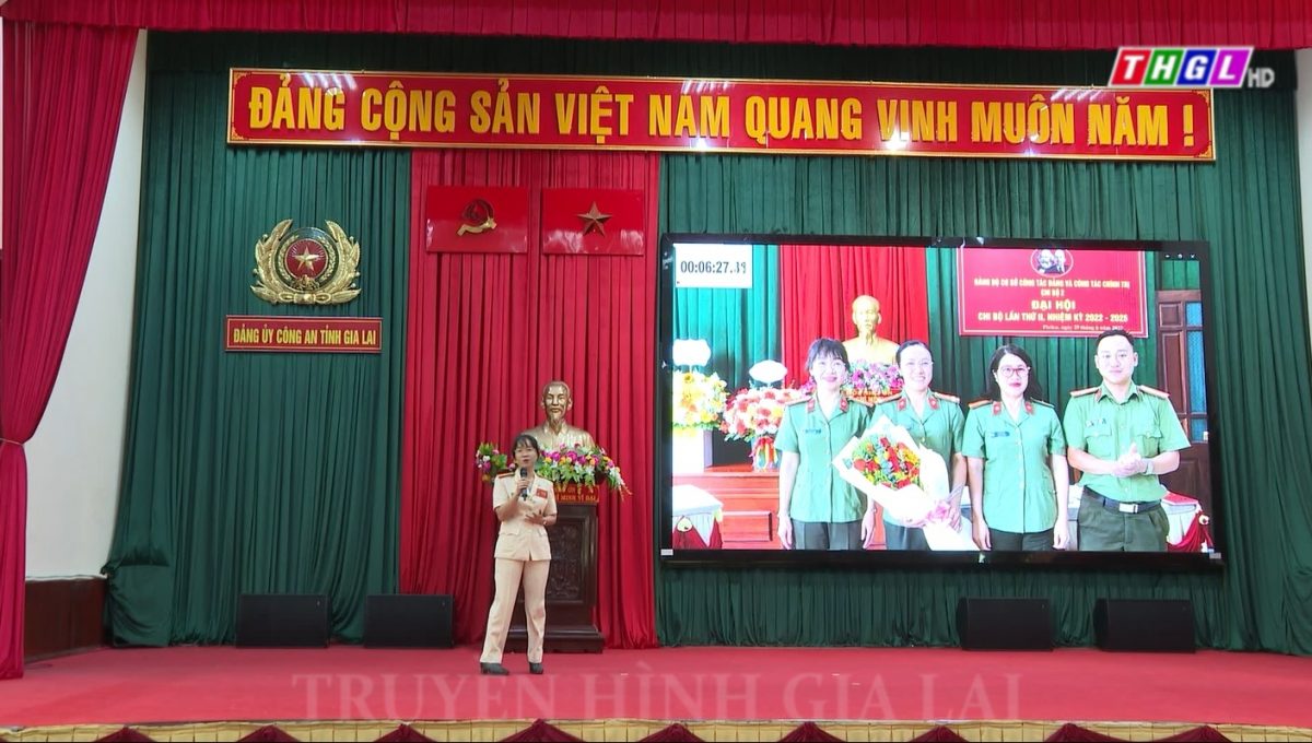 Cụm thi đua số 3 – Công an tỉnh tổ chức Hội thi Bí thư chi bộ giỏi