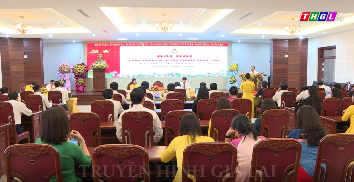 Đại hội Công đoàn cơ sở Văn phòng UBND tỉnh Gia Lai khóa XVIII, nhiệm kỳ 2023-2028