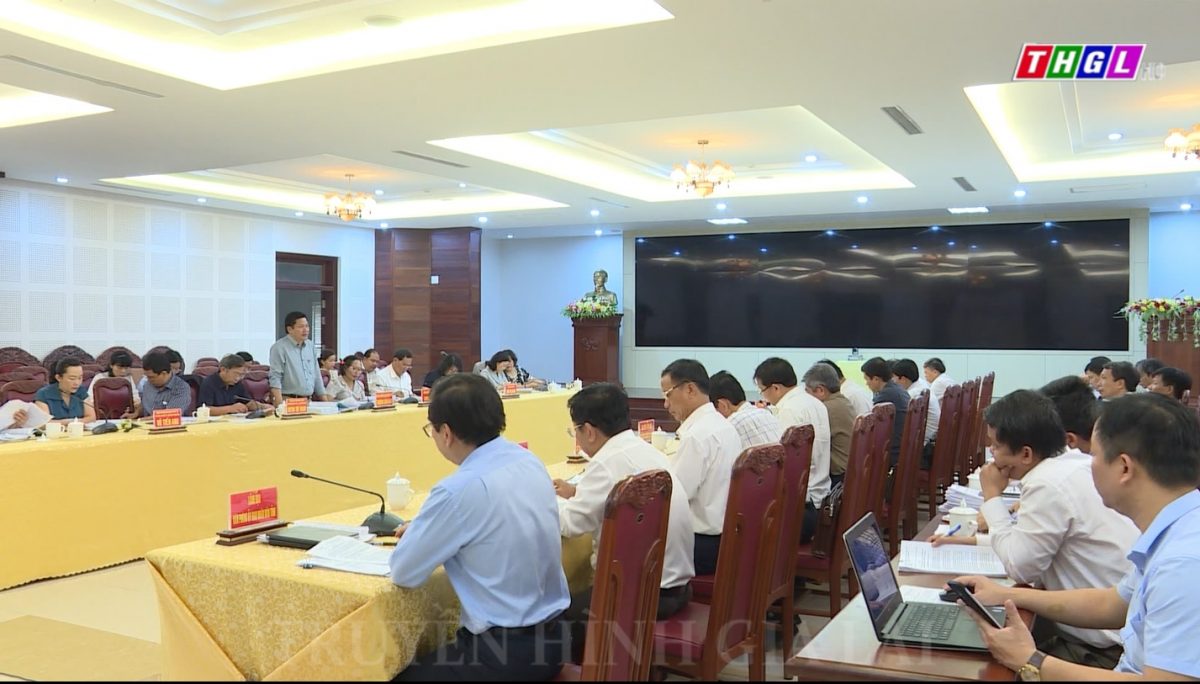 Đoàn giám sát Hội đồng nhân dân tỉnh làm việc với Ủy ban nhân dân tỉnh và các sở, ngành về tình hình thực hiện và triển khai các dự án kêu gọi đầu tư của tỉnh giai đoạn 2018 – 2022