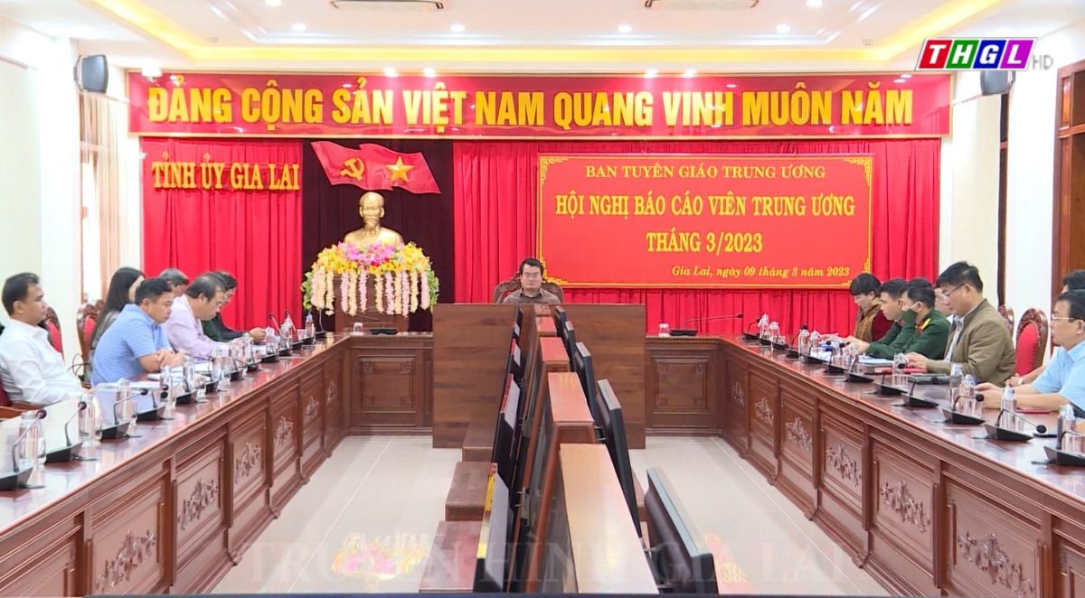 Hội nghị Báo cáo viên Trung ương tháng 3/2023