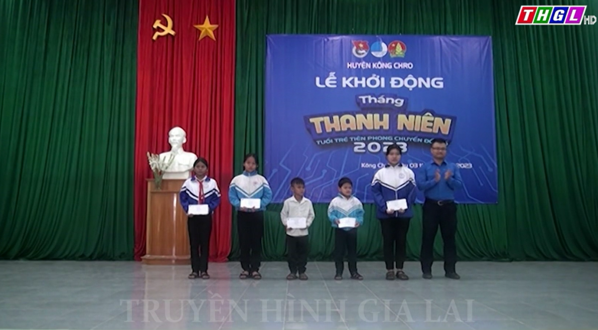 Huyện đoàn Kông Chro khởi động Tháng Thanh niên năm 2023