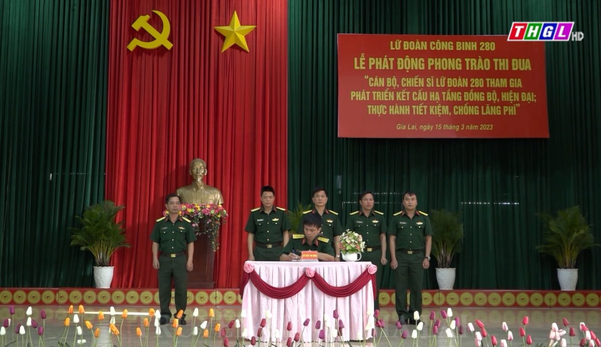 Lữ đoàn Công binh 280 phát động phong trào thi đua