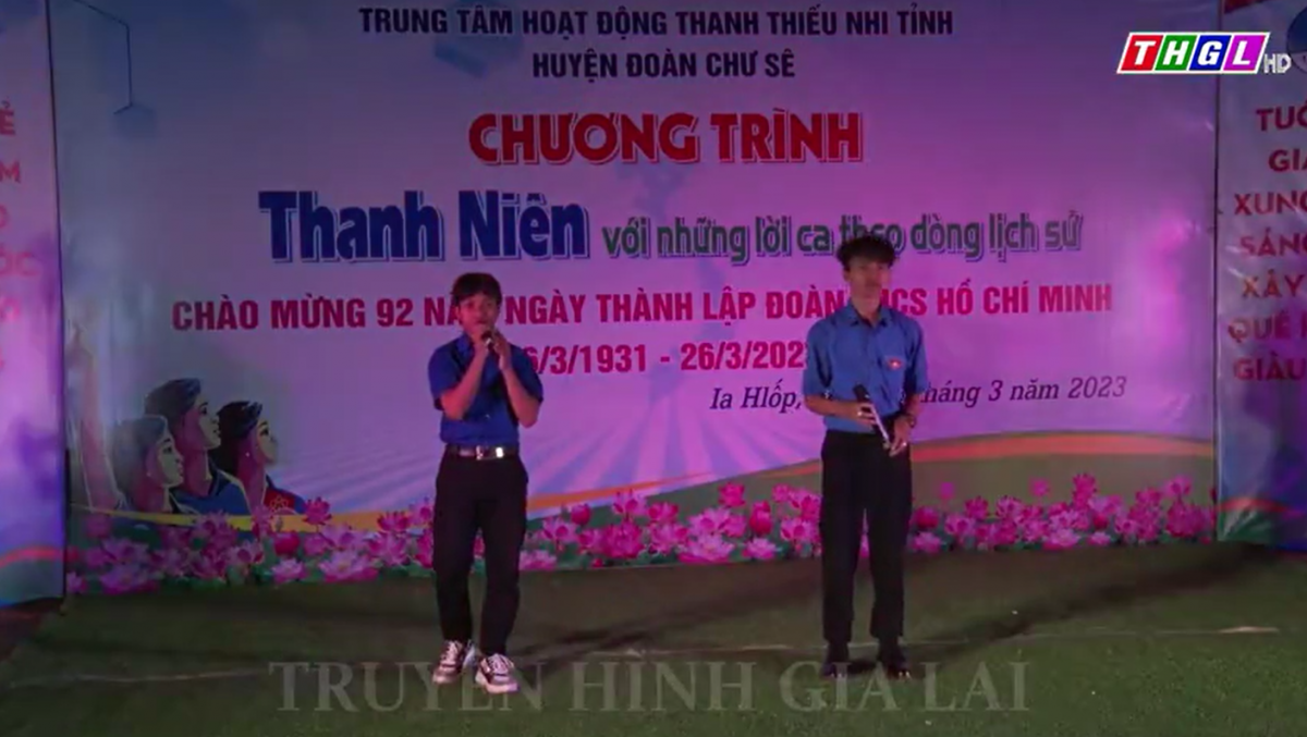Trung tâm hoạt động TTN tỉnh tổ chức chương trình giao lưu Thanh niên với những lời ca theo dòng lịch sử