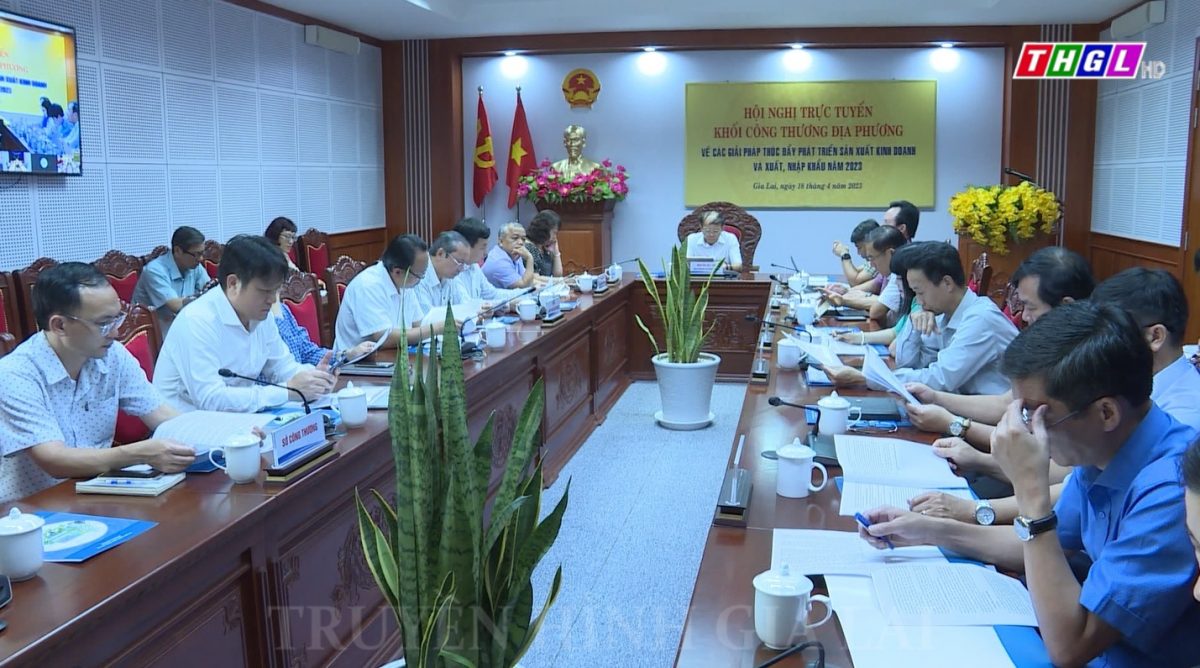 Hội nghị trực tuyến khối Công Thương địa phương