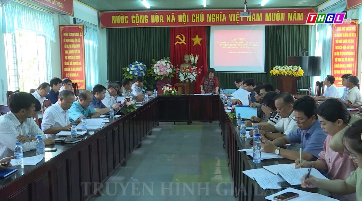 HĐND tỉnh khảo sát tình hình phát triển kinh tế-xã hội tại xã Ia Kreng, huyện Chư Păh