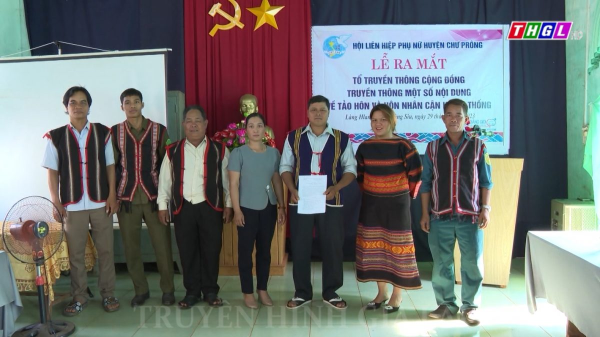 Huyện Chư Prông: Ra mắt 5 Tổ truyền thông Cộng đồng tại xã Ia Vê và Ia Kly