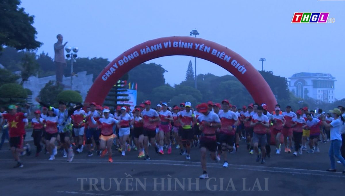 Huyện Ia Grai tổ chức Chương trình Chạy đồng hành vì bình yên biên giới