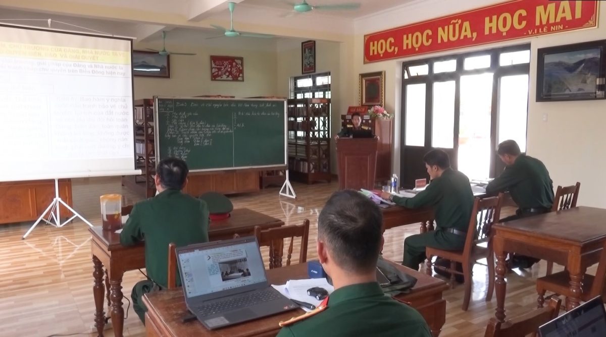 Sư đoàn 320 – Quân đoàn 3 tổ chức Hội thi Cán bộ giảng dạy chính trị năm 2023