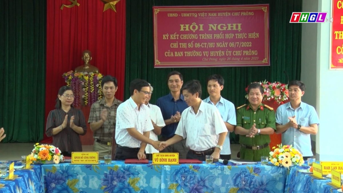 Sơ kết 01 năm thực hiện Quy chế phối hợp giữa Thường trực HĐND, UBND, Ban Thường trực Ủy ban MTTQ Việt Nam huyện Chư Prông nhiệm kỳ 2021-2026