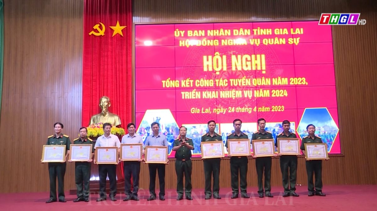 Hội nghị tổng kết công tác tuyển quân năm 2023 và triển khai phương hướng, nhiệm vụ tuyển quân năm 2024