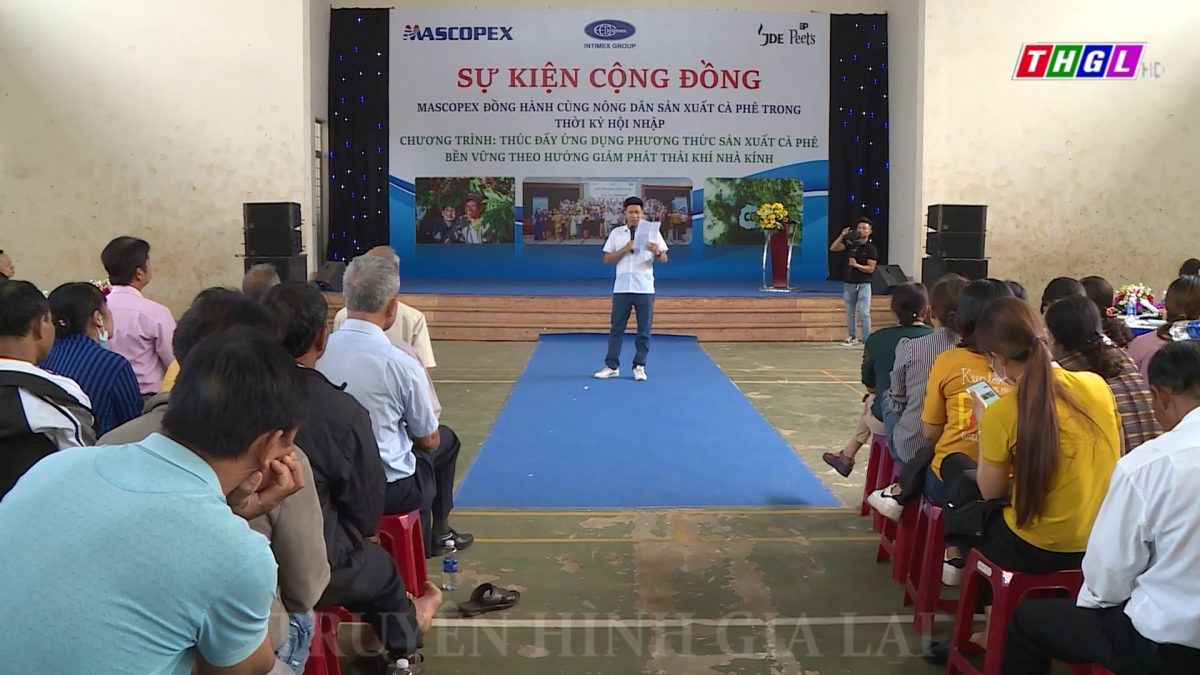Công ty cổ phần MasCoPex tổ chức chương trình truyền thông thúc đẩy ứng dụng phương thức sản xuất cà phê bền vững tại huyện Ia Grai