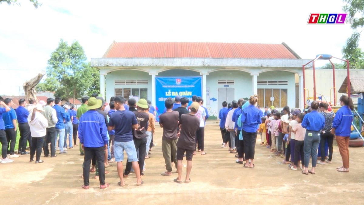 Huyện đoàn Đak Đoa ra quân Chiến dịch Thanh niên tình nguyện hè 2023