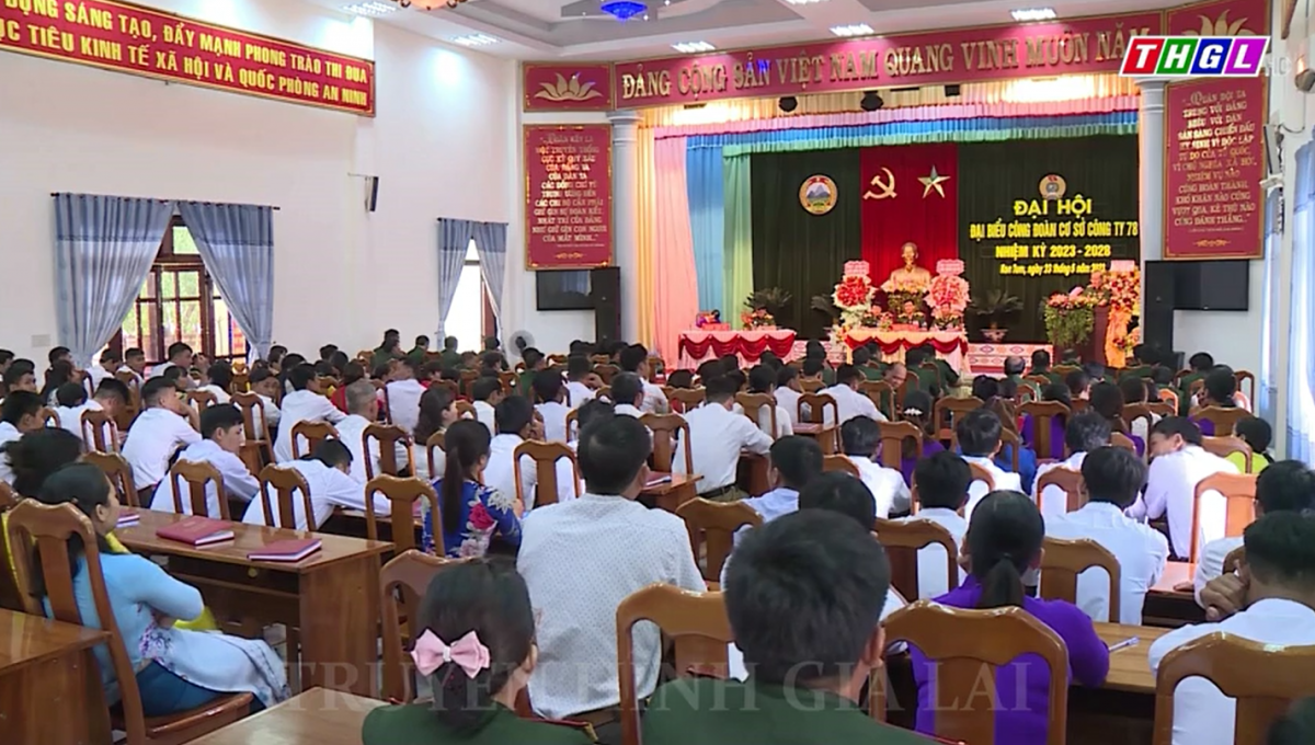 Công ty 78 (Binh đoàn 15) tổ chức Đại hội Công đoàn cơ sở