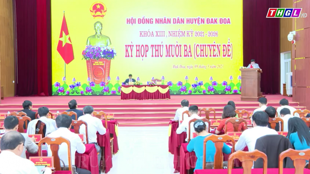 HĐND huyện Đak Đoa khóa XIII tổ chức Kỳ họp thứ 13 (chuyên đề)