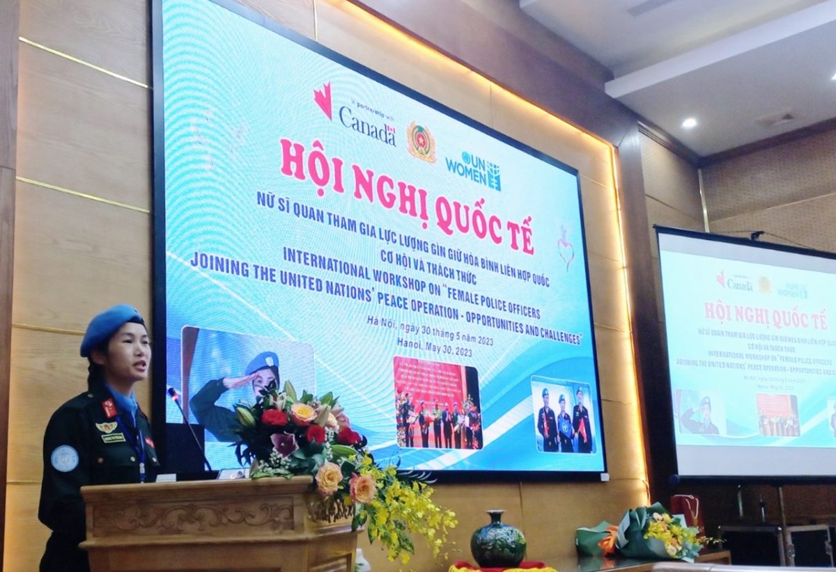 Việt Nam vượt mục tiêu về số lượng nữ quân nhân tham gia gìn giữ hòa bình LHQ