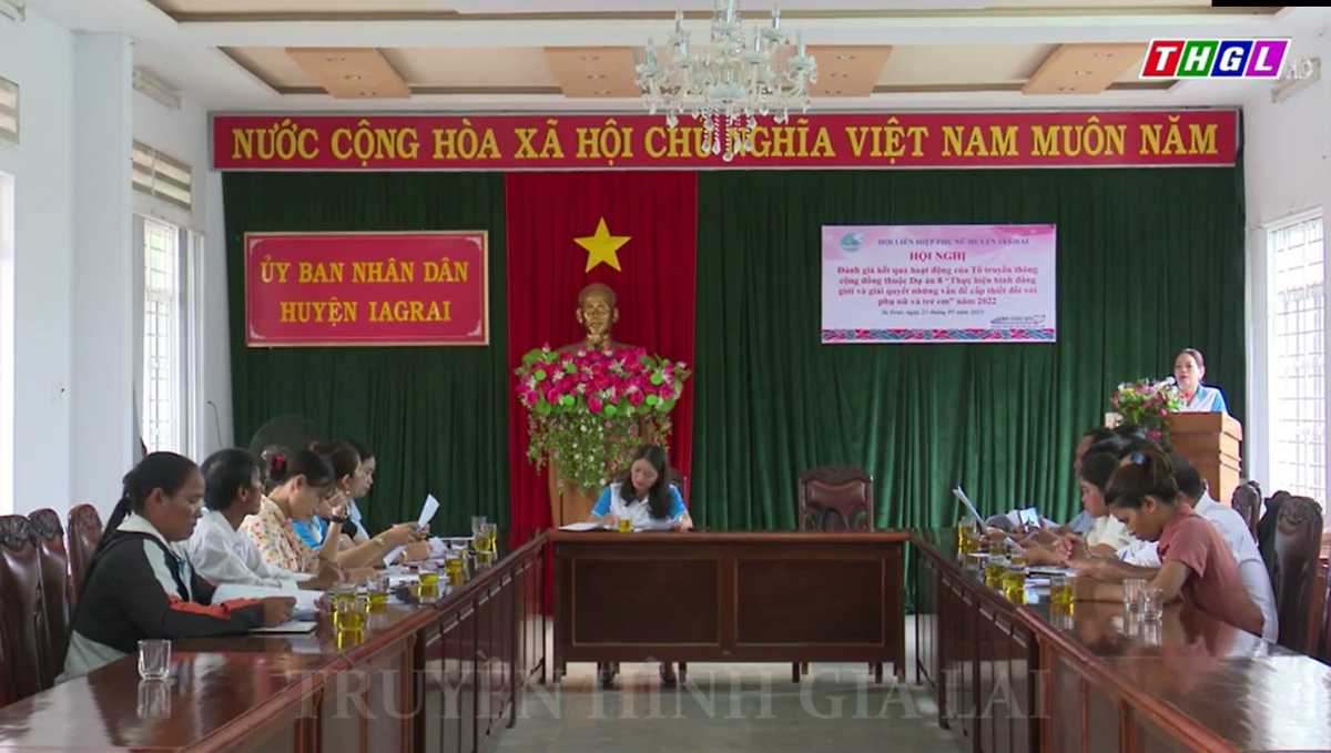 Ia Grai đánh giá kết quả hoạt động của các tổ  truyền thông cộng đồng