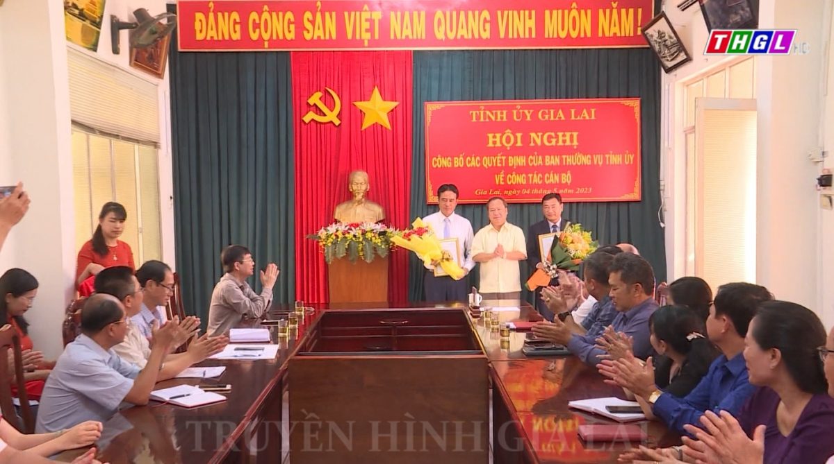 Công bố Quyết định của Ban Thường vụ Tỉnh ủy Gia Lai về công tác cán bộ