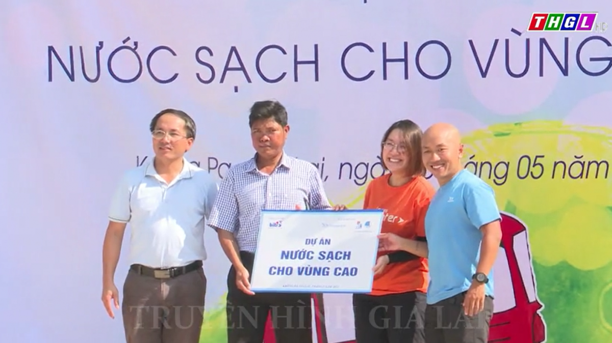 Huyện đoàn Krông Pa bàn giao dự án “Nước sạch cho vùng cao” năm 2023 tại xã Đất Bằng