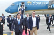 Thủ tướng Đại Công quốc Luxembourg tới Hà Nội, bắt đầu thăm chính thức Việt Nam