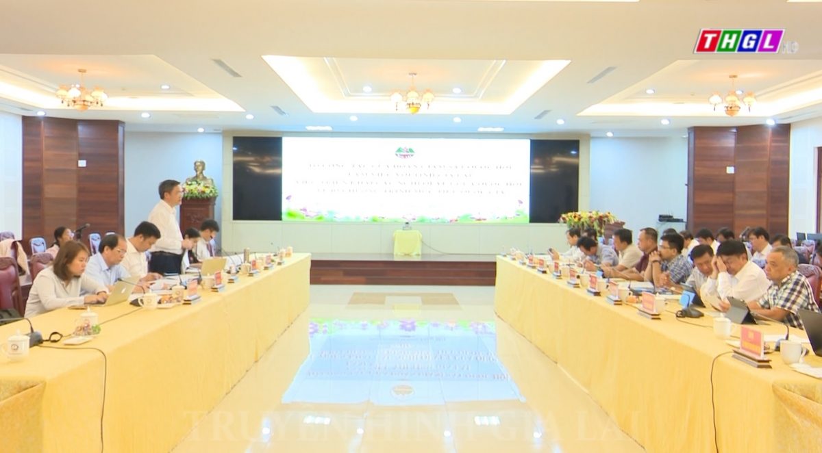 Đoàn Giám sát Quốc hội làm việc với tỉnh Gia Lai về tình hình thực hiện 03 chương trình mục tiêu Quốc gia