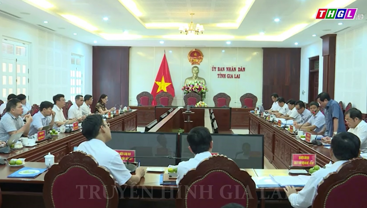 UBND tỉnh Gia Lai làm việc với Đoàn công tác của Tập đoàn Điện lực Việt Nam (EVN)