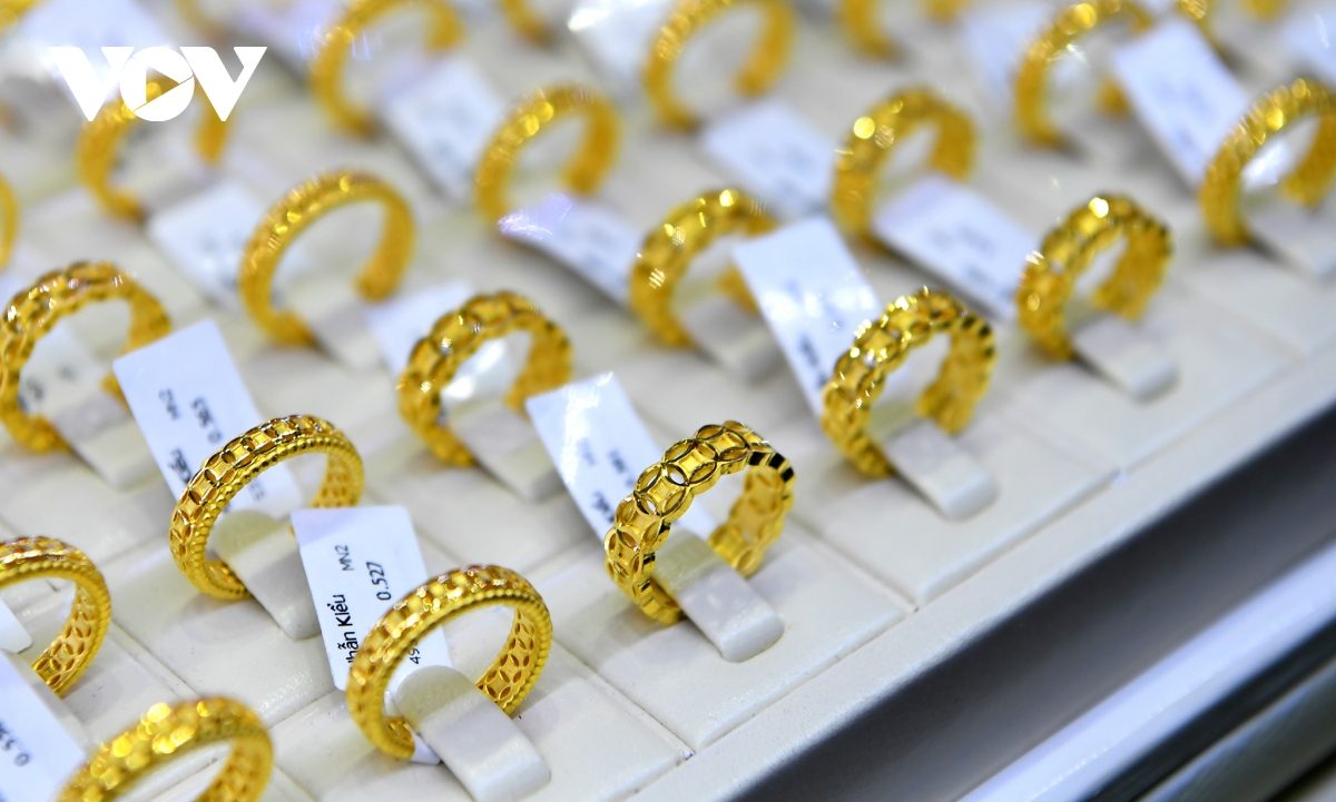 Giá vàng trong nước tăng nhẹ