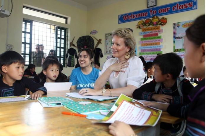 Hoàng hậu Vương quốc Bỉ ấn tượng tốt đẹp về công tác bảo vệ, chăm sóc trẻ em tại Việt Nam