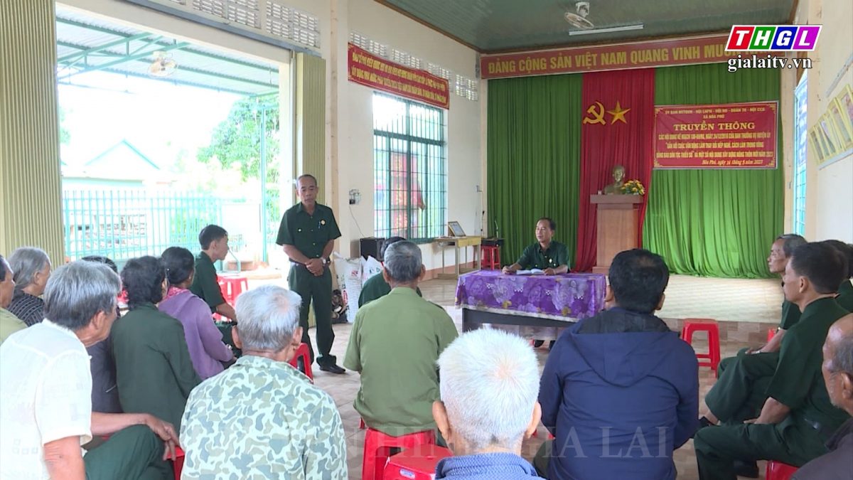 Hội CCB huyện Chư Pah chung tay đảm bảo an ninh trật tự