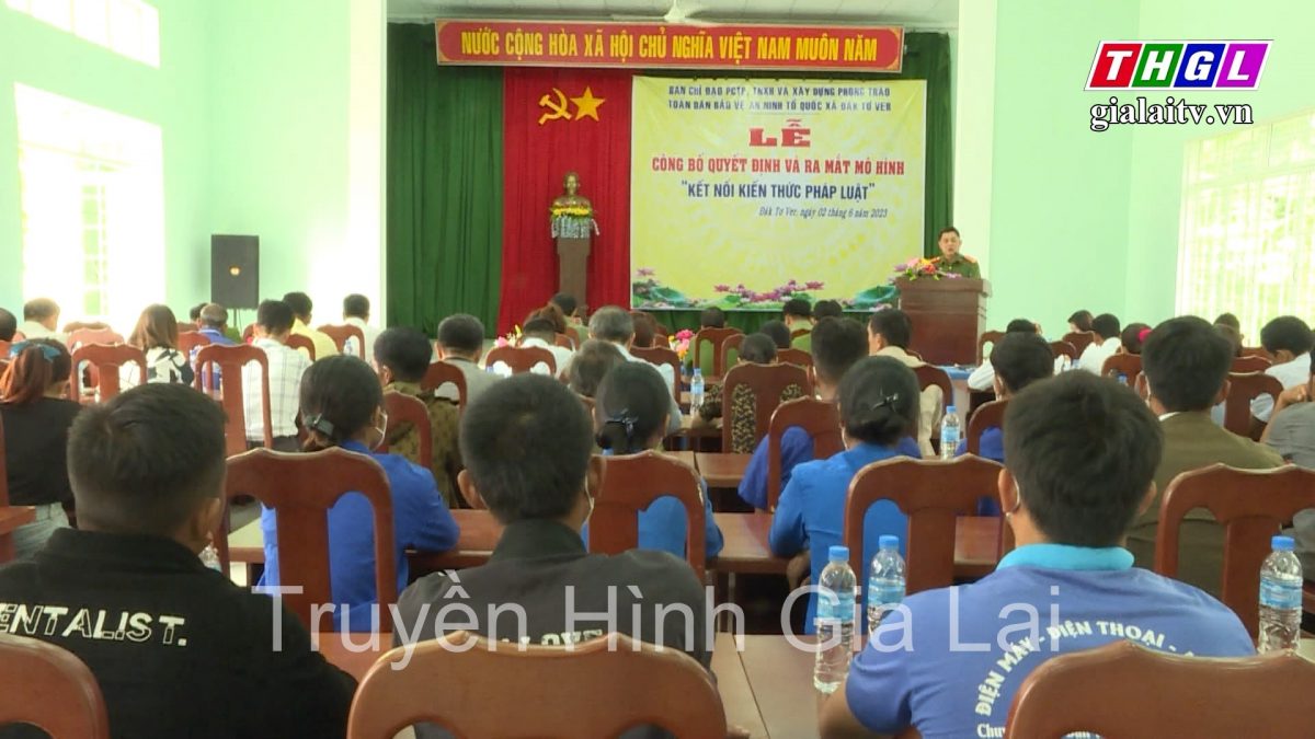 Chư Păh: Ra mắt mô hình điểm “ Kết nối kiến thức pháp luật” tại xã Đăk Tơ Ver