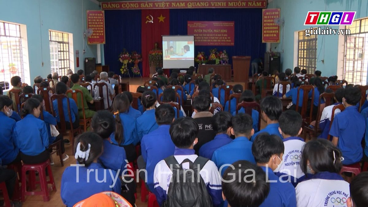 Tuyên truyền, phát động phong trào “Toàn dân bảo vệ an ninh Tổ quốc” và phòng-chống tội phạm ma túy