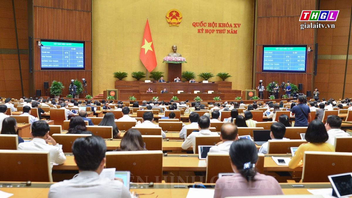 Quốc hội biểu quyết thông qua Luật sửa đổi, bổ sung một số điều của Luật Xuất cảnh, nhập cảnh của công dân Việt Nam và Luật Nhập cảnh, xuất cảnh, quá cảnh, cư trú của người nước ngoài tại Việt Nam