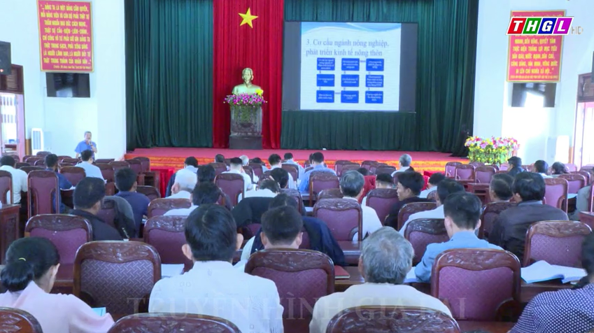 Chư Păh tổ chức tập huấn Chương trình MTQG xây dựng Nông thôn mới năm 2023