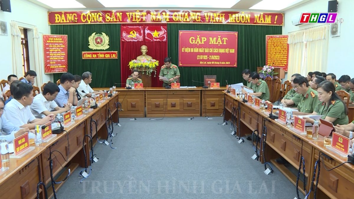 Bộ Công an và Công an tỉnh Gia Lai gặp mặt Kỷ niệm 98 năm Ngày Báo chí cách mạng Việt Nam (21.6.1925-21.6.2023)