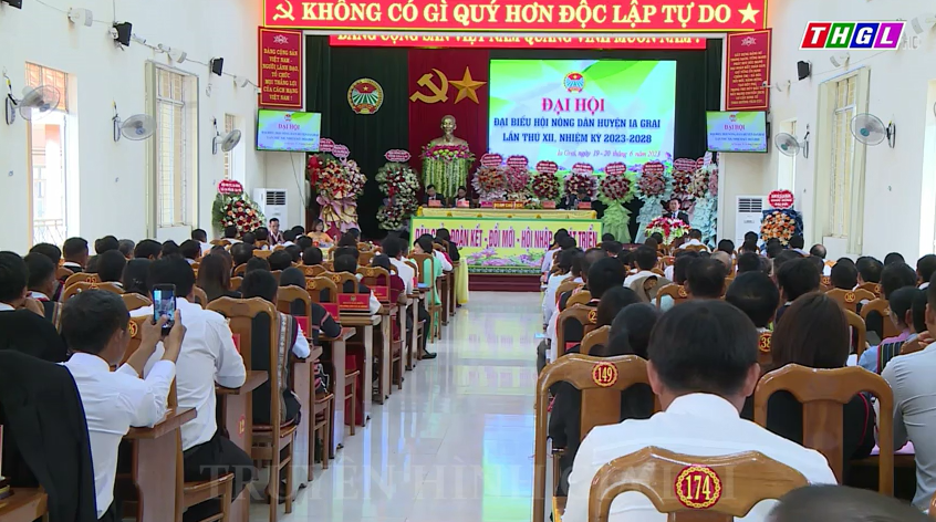 Hội Nông dân huyện Ia Grai tổ chức Đại hội lần thứ XII (nhiệm kỳ 2023-2028)