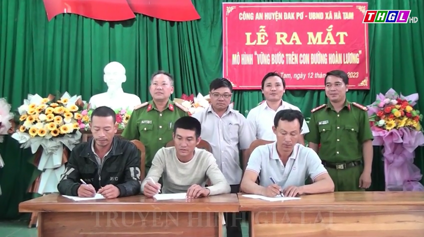 Đak Pơ ra mắt mô hình “Vững bước trên con đường hoàn lương”