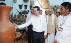 Chủ tịch nước dự Lễ đón Bằng UNESCO đối với nghệ thuật làm gốm của người Chăm