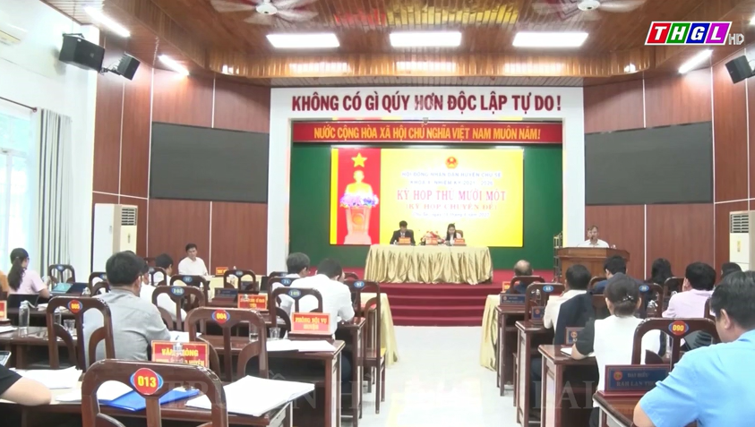 Kỳ họp thứ 11 (chuyên đề) HĐND huyện Chư Sê khóa X, nhiệm kỳ 2021 – 2026