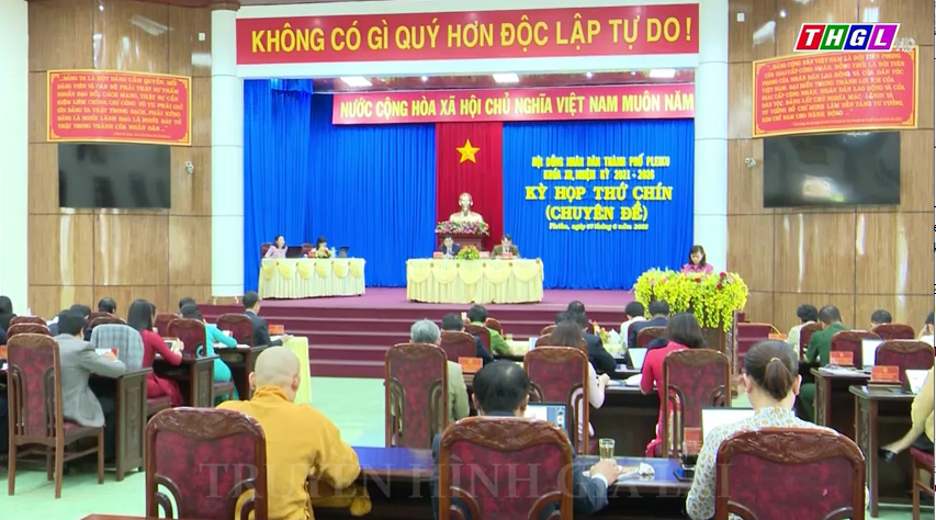 Kỳ họp thứ Chín (chuyên đề), HĐND TP. Pleiku khóa XII, nhiệm kỳ 2021-2026