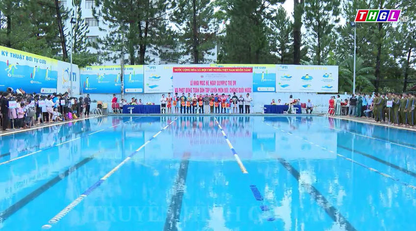 Sở VH-TT&DL Khai mạc hè, Ngày Olympic trẻ em và phát động toàn dân tập luyện môn bơi, chống đuối nước