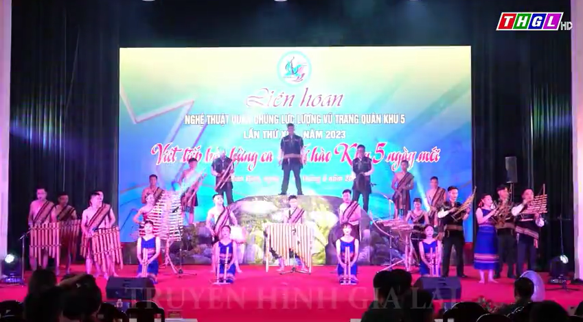 Lữ đoàn Công binh 280 tham gia Liên hoan Nghệ thuật quần chúng Lực lượng vũ trang Quân khu 5 lần thứ XIII