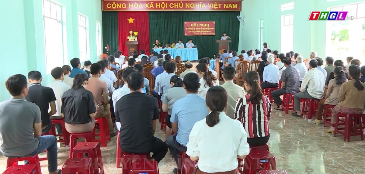 Đoàn đại biểu Quốc hội tỉnh Gia Lai tiếp xúc cử tri huyện Đak Đoa